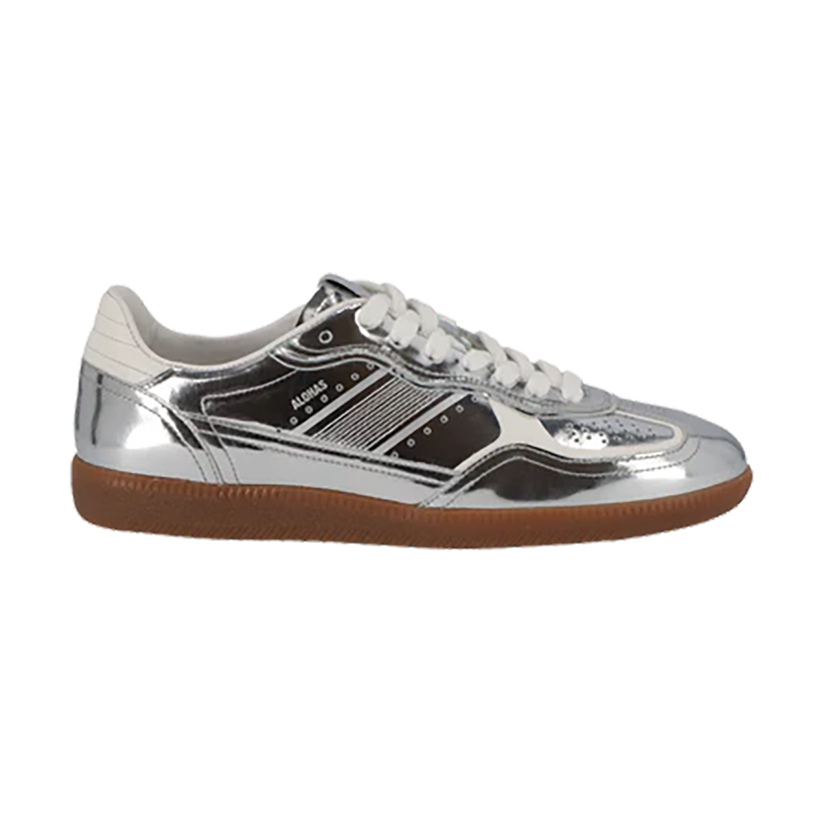 Alohas (Tb.490 Rife Shimmer Silver Cream Leather) Off-white - WOW 