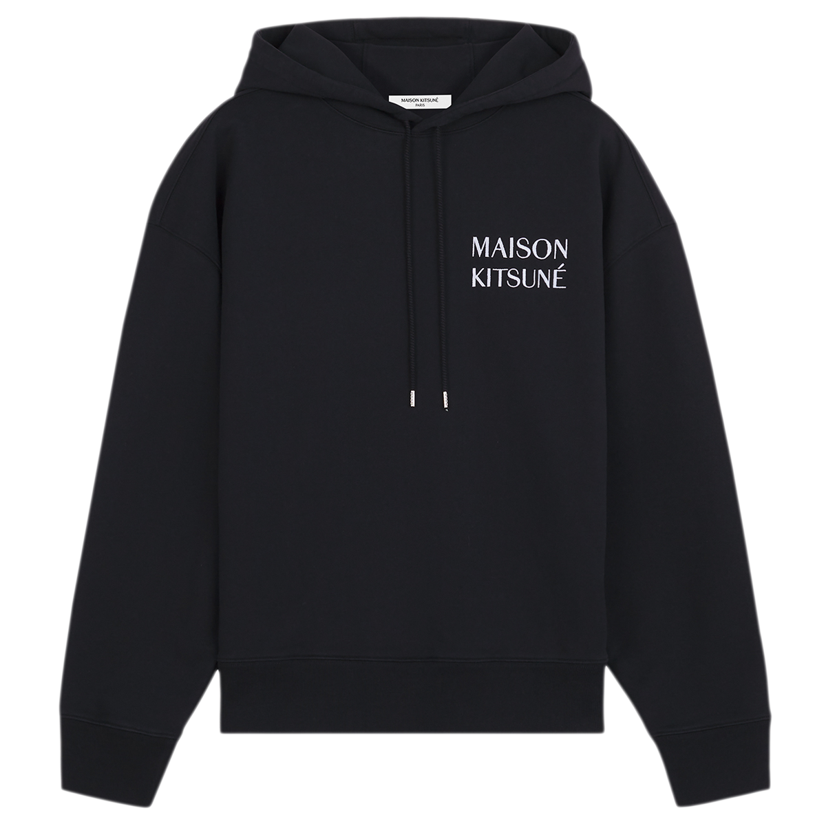Maison Kitsuné (Waterfall Oversize Hoodie) Black - WOW Maison Kitsuné (Waterfall Oversize Hoodie) Black - WOW