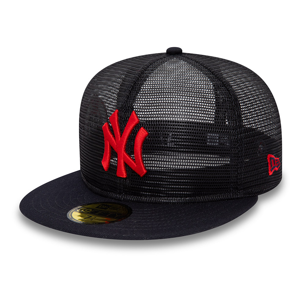 NEW ERA (NEW ERA NEW YORK YANKEES MESH PATCH 59FI) Dark Blue - WOW 