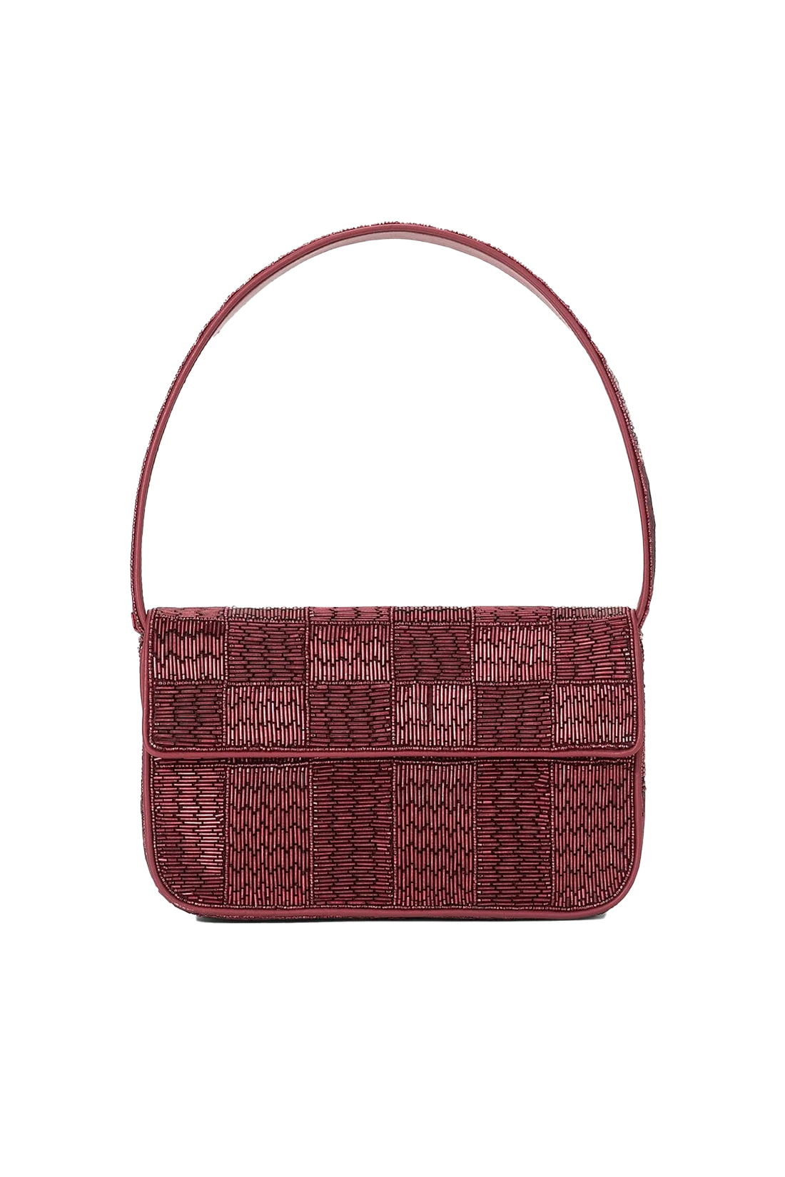 STAUD Tommy Beaded Bag Red WOW concept WOW Concept