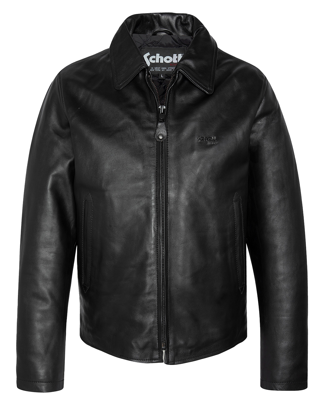 Schott NY (Casual Leather Jacket) Black SHN1JAK00003NOM - WOW
