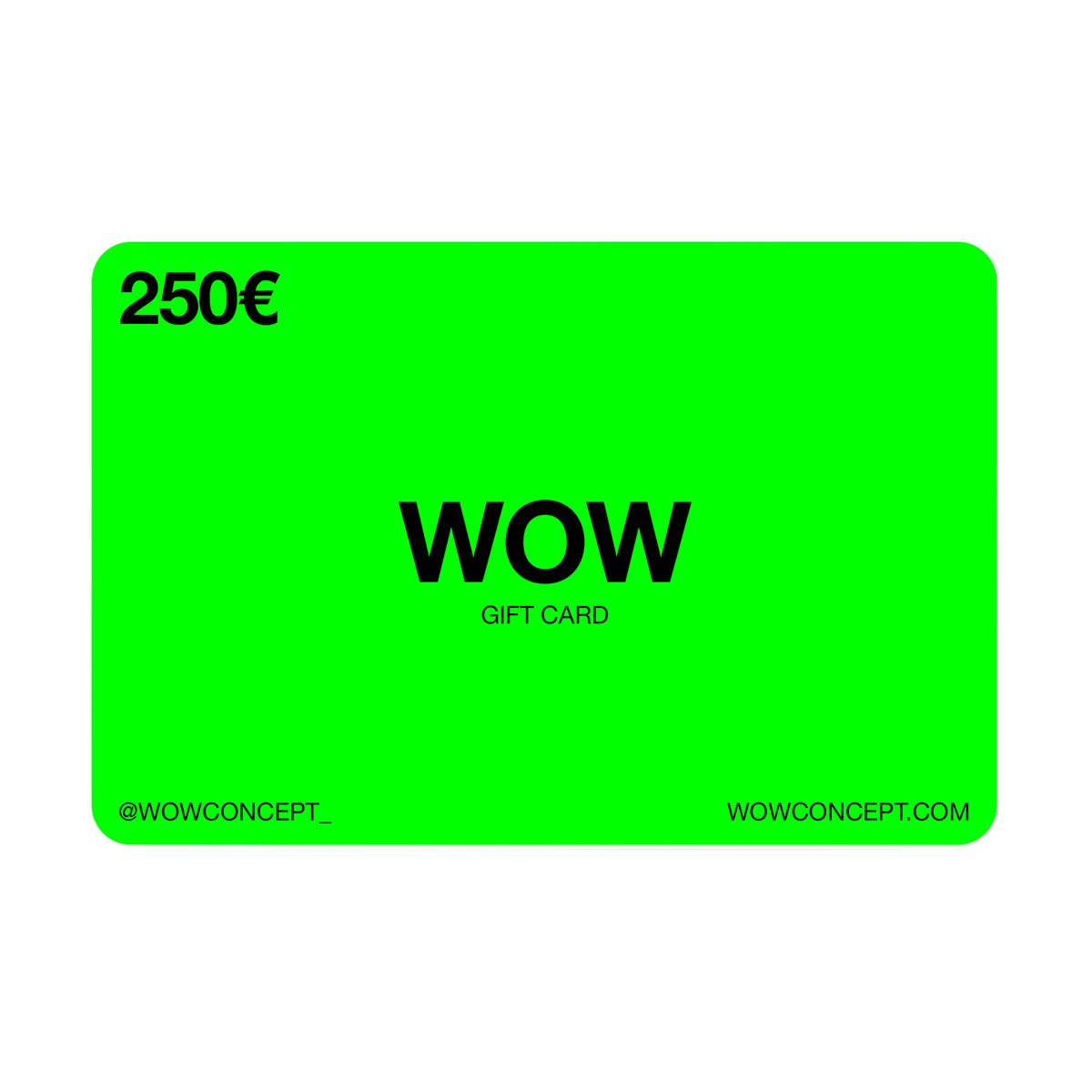 Wow Concept Gift Card