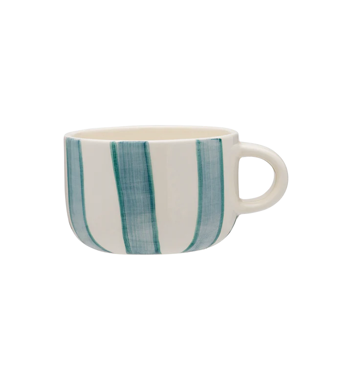 Powder Striped Cappuccino Mug