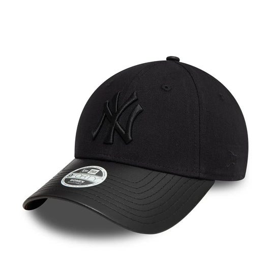 Gorra Mujer New York Yankees Crinkled Pu 9forty Black New Era