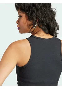 ESSENTIALS RIBBED TANK - Top - black adidas