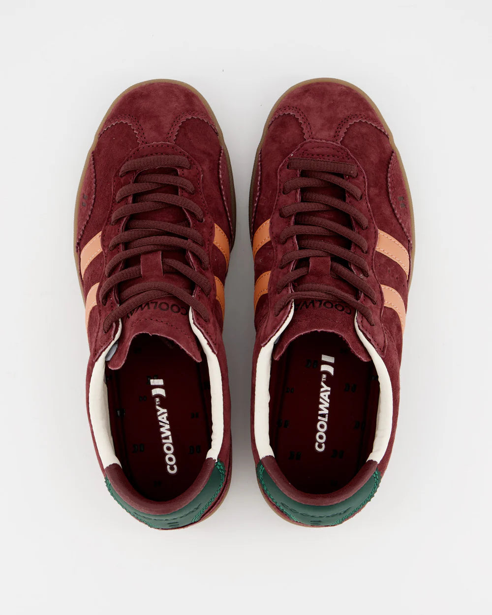 Zapatillas hombre Kizuna burgundy Coolway