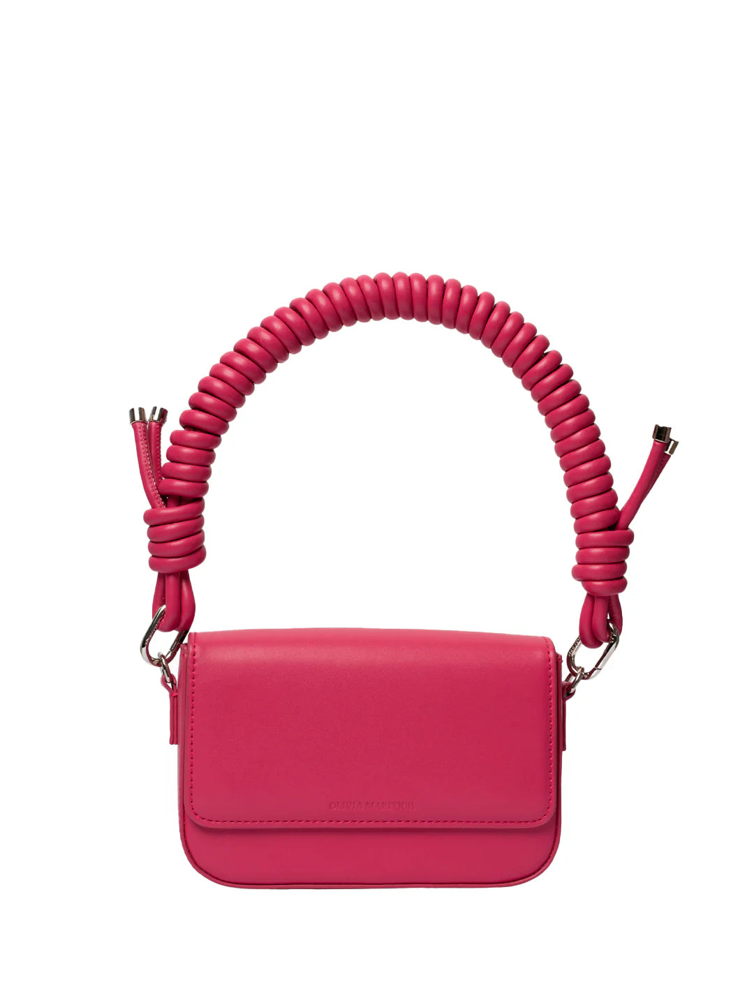 Bolso Pantone Fucsia Cadena Rizada Olivia Mareque