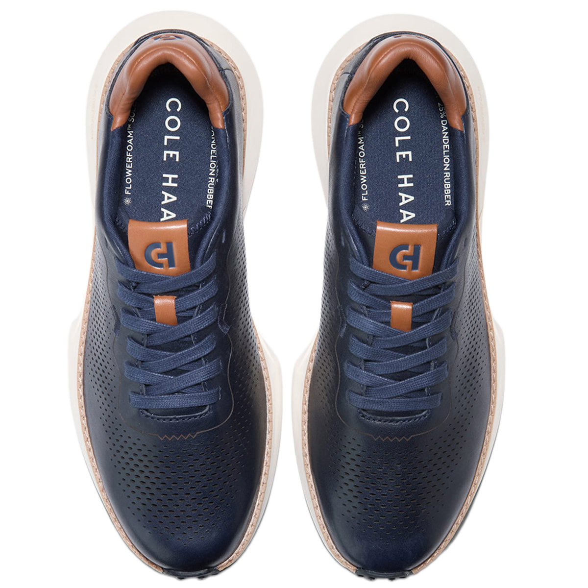 Cole Haan (Grandpro Ashland Laser Perf Sneakers) Dark Blue - WOW