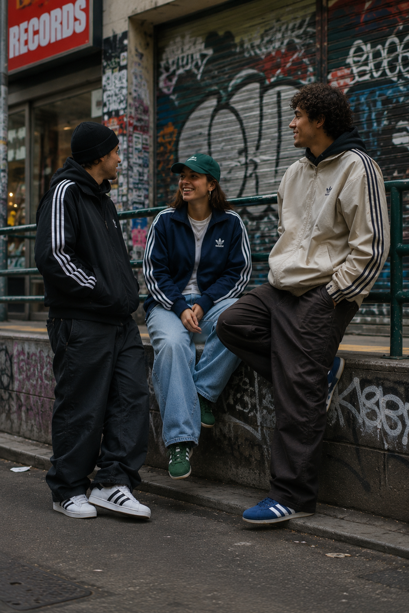 adidas originals streetwear icons featuring classic sportswear, sneakers and urban style