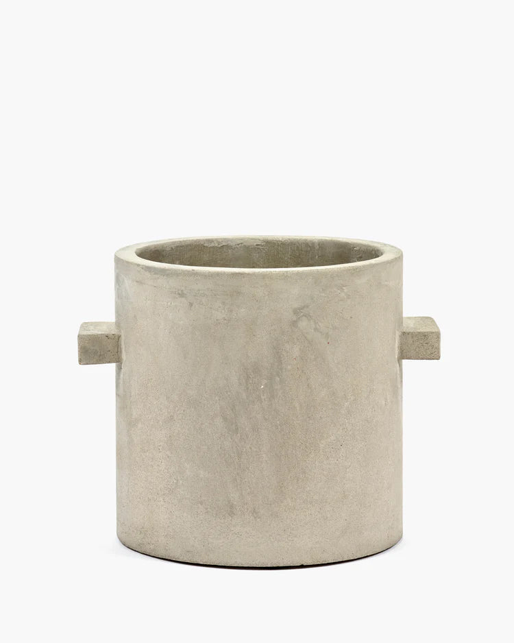 Flower Pot L Grey