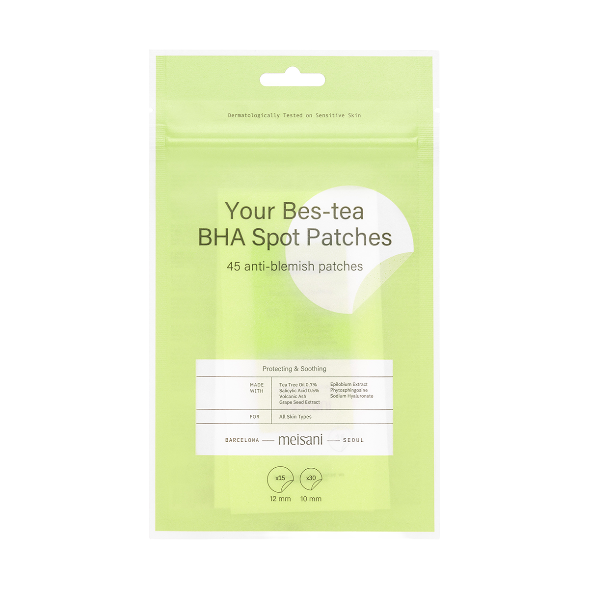 Meisani (Your Bes-Tea BHA Spot Patches) Neutral - WOW concept – WOW Concept