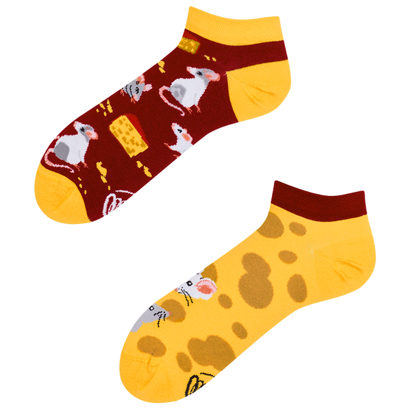 Many Mornings Mouse & Cheese Kids Calcetines Desparejados, Multi