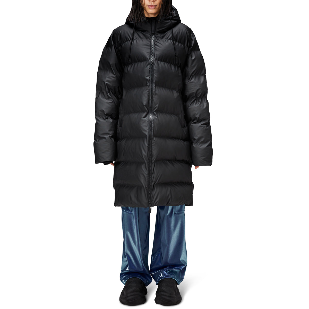 RAINS (Alta Longer Puffer Jacket W3T4) Black - WOW concept – WOW