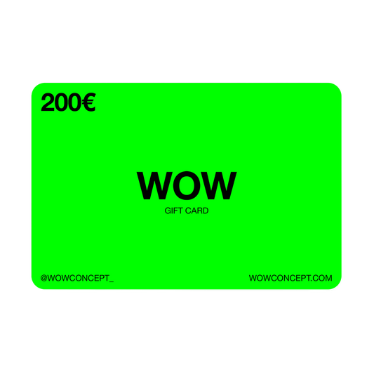 Wow Concept Tarjeta Regalo