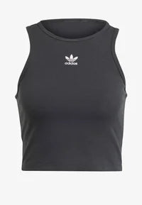 ESSENTIALS RIBBED TANK - Top - black adidas